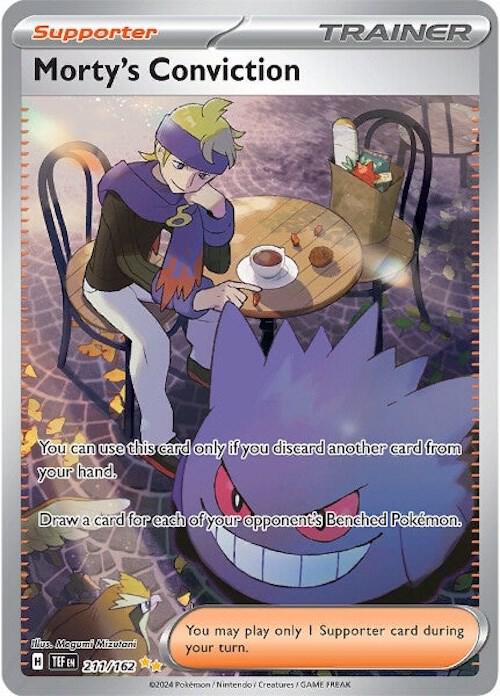 Pokemon TCG - Morty's Conviction - TEF EN 211/162
