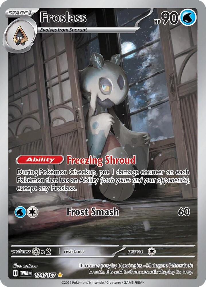 Pokemon TCG - Froslass TWM EN 174/167
