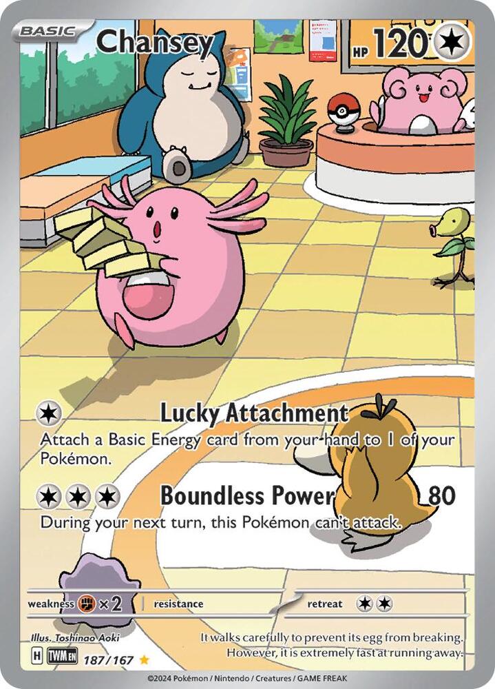 Pokemon TCG - Chansey TWM EN 187/167
