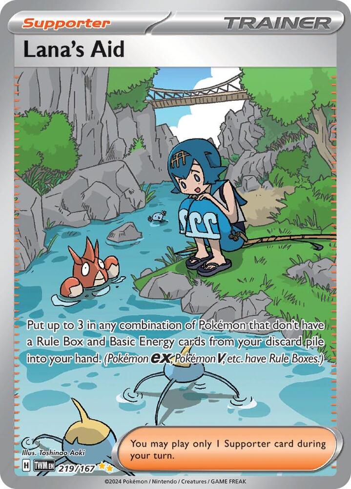 Pokemon TCG - Lana's Aid - TWM 219/167