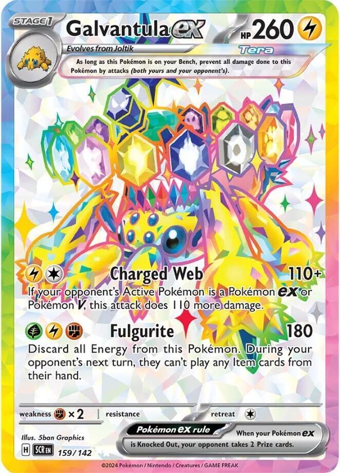 Pokemon TCG - Galvantula EX - SCR 159/142