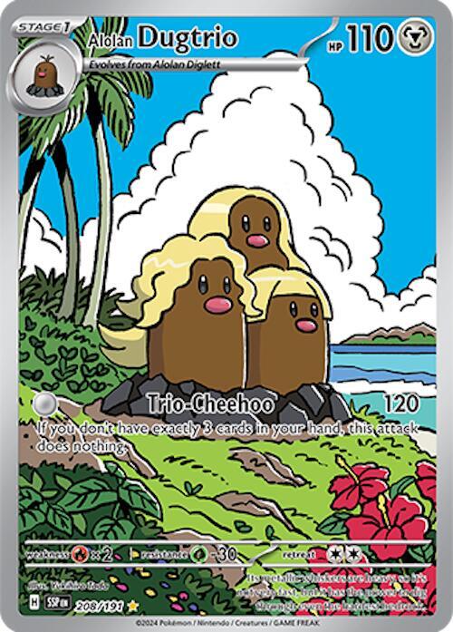 Pokemon TCG - Dugtrio SSP EN 208/191