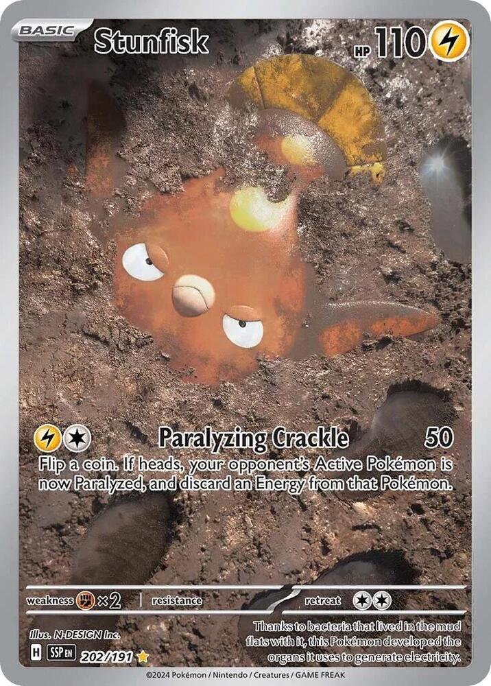 Pokemon TCG - Stunfisk SSP EN 202/191