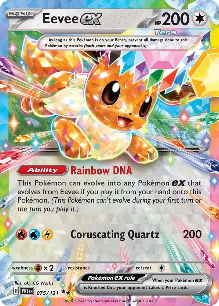 Pokemon TCG - Eevee EX - PRE EN 075/131
