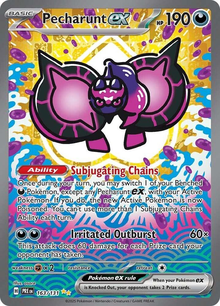 Pokemon TCG -  Pecharunt ex - PRE 163/131