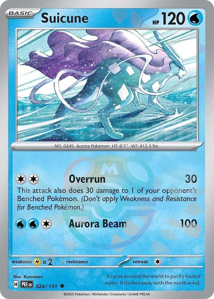 Pokemon TCG - Suicune (Master Ball Pattern) - PRE 024/131