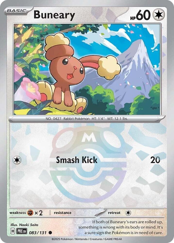 Pokemon TCG - Buneary Master Ball - PRE EN 083/131