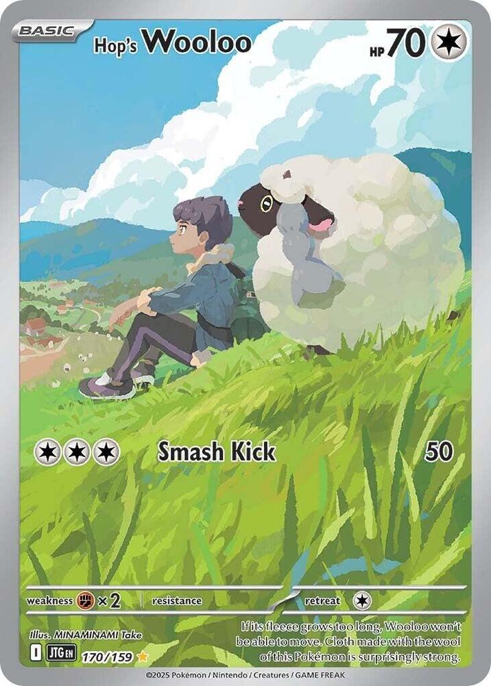 Pokemon TCG - Hop's Wooloo JTG EN 170/159