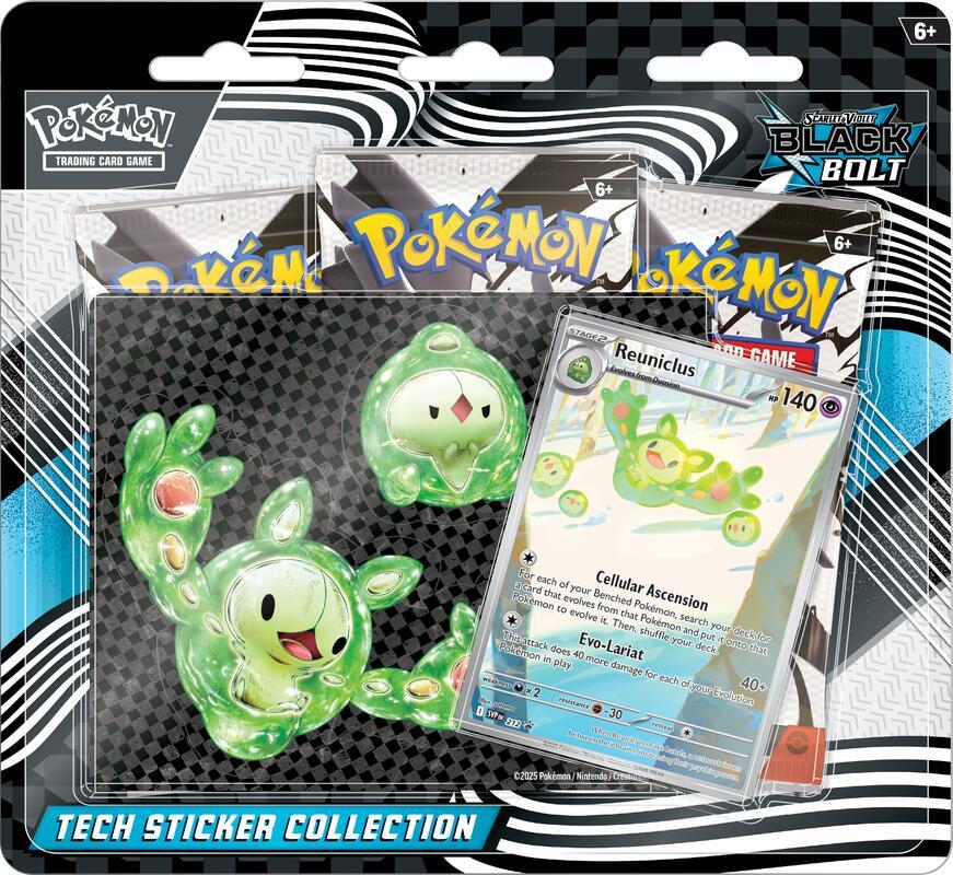 Pokemon TCG - Black Bolt Tech Sticker Collection