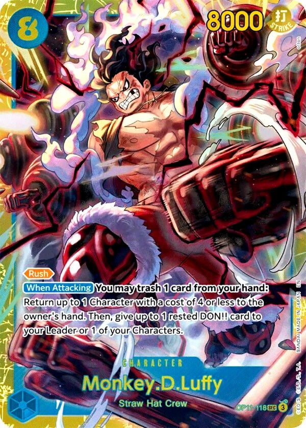 One Piece TCG - Monkey.D.Luffy - OP11-118 SEC