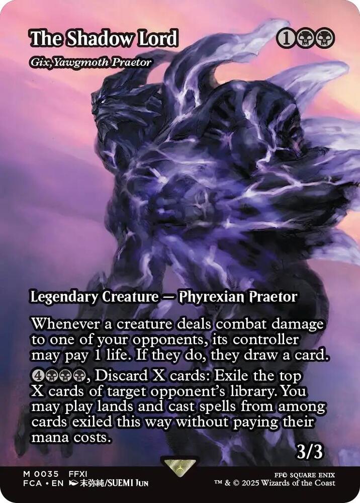 The Shadow Lord Gix, Yawgmoth Praetor (Showcase)