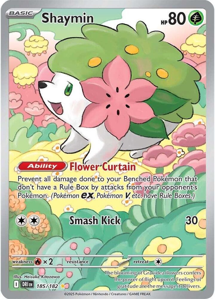 Pokemon TCG - Shaymin DRI EN 185/182