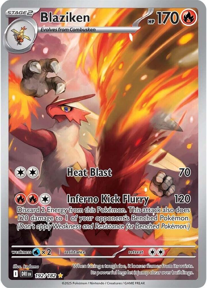 Pokemon TCG - Blaziken DRI EN 192/182