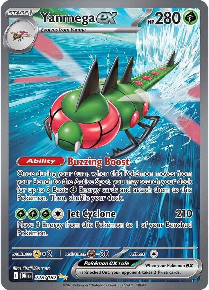 Pokemon TCG - Yanmega ex - DRI EN 228/182 - ENG