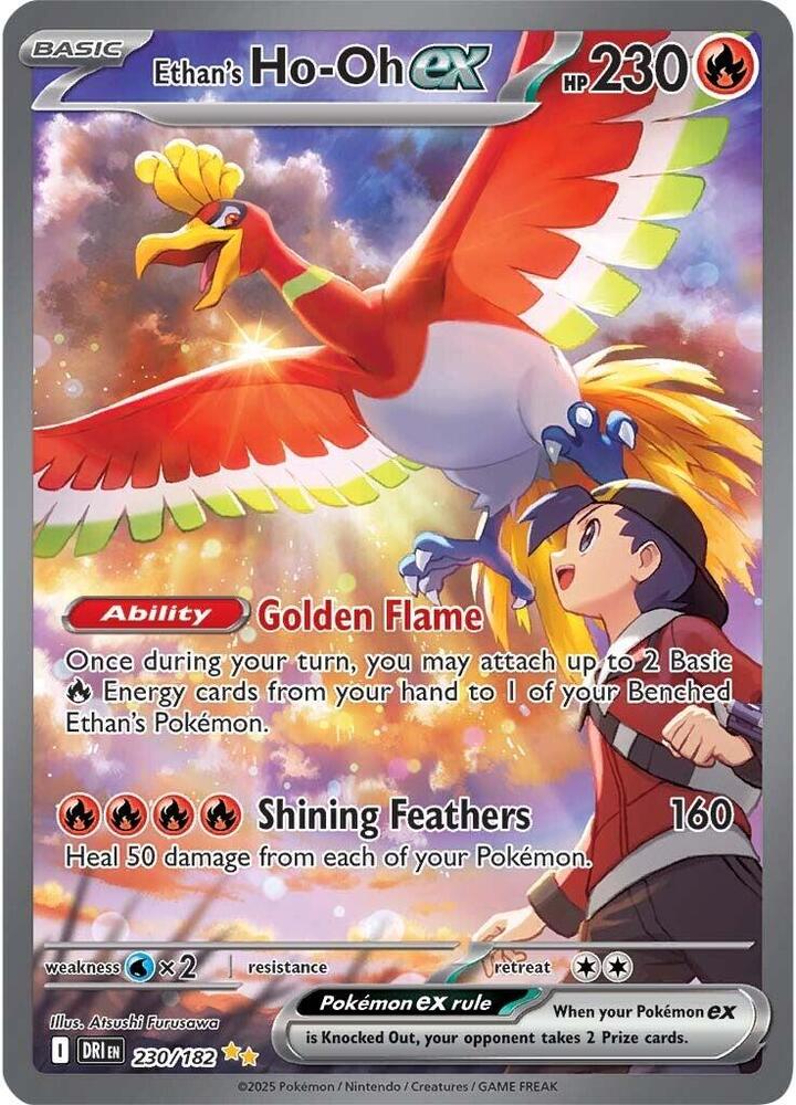 Pokemon TCG - Ethan's Ho-oh - DRI EN 230/182 - ENG