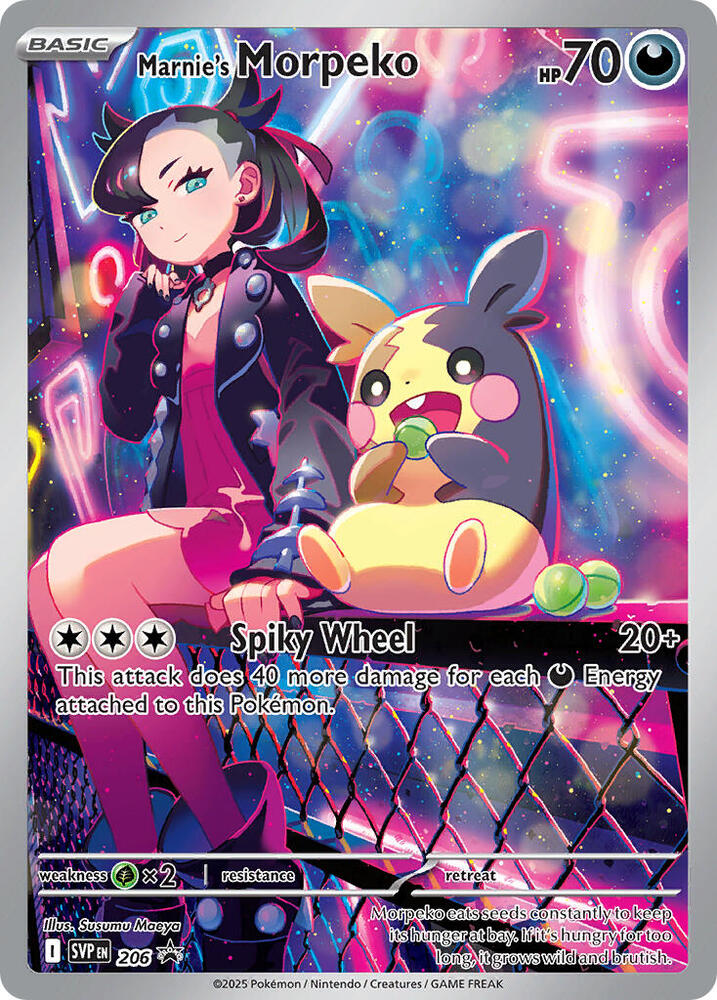 Pokemon TCG - Marnie's Morpeko SVP EN 206 Promo