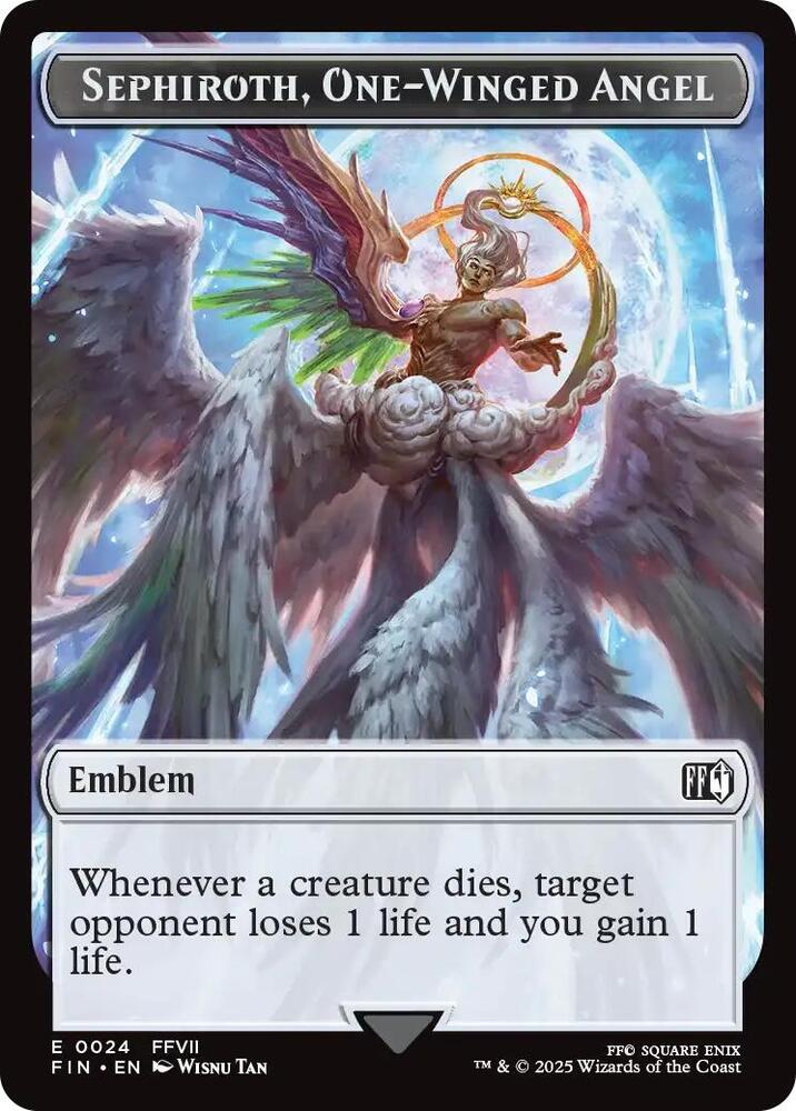 Sephiroth, One-Winged Angel Token