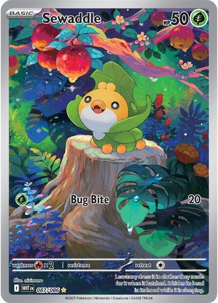 Pokemon TCG - Sewaddle WHT EN 087/086