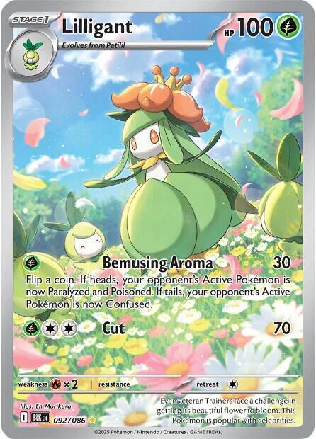 Pokemon TCG - Lilligant BLK EN 092/086 Eng.