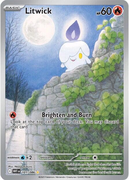 Pokemon TCG - Litwick WHT EN 101/086