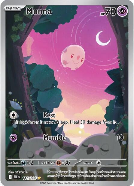 Pokemon TCG - Munna BLK EN 116/086
