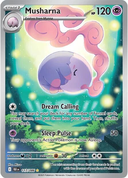 Pokemon TCG - Musharna BLK EN 117/086