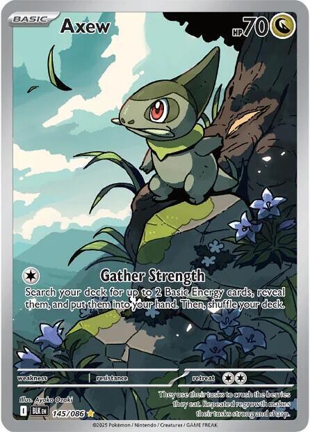 Pokemon TCG - Axew - BLK EN 145/086