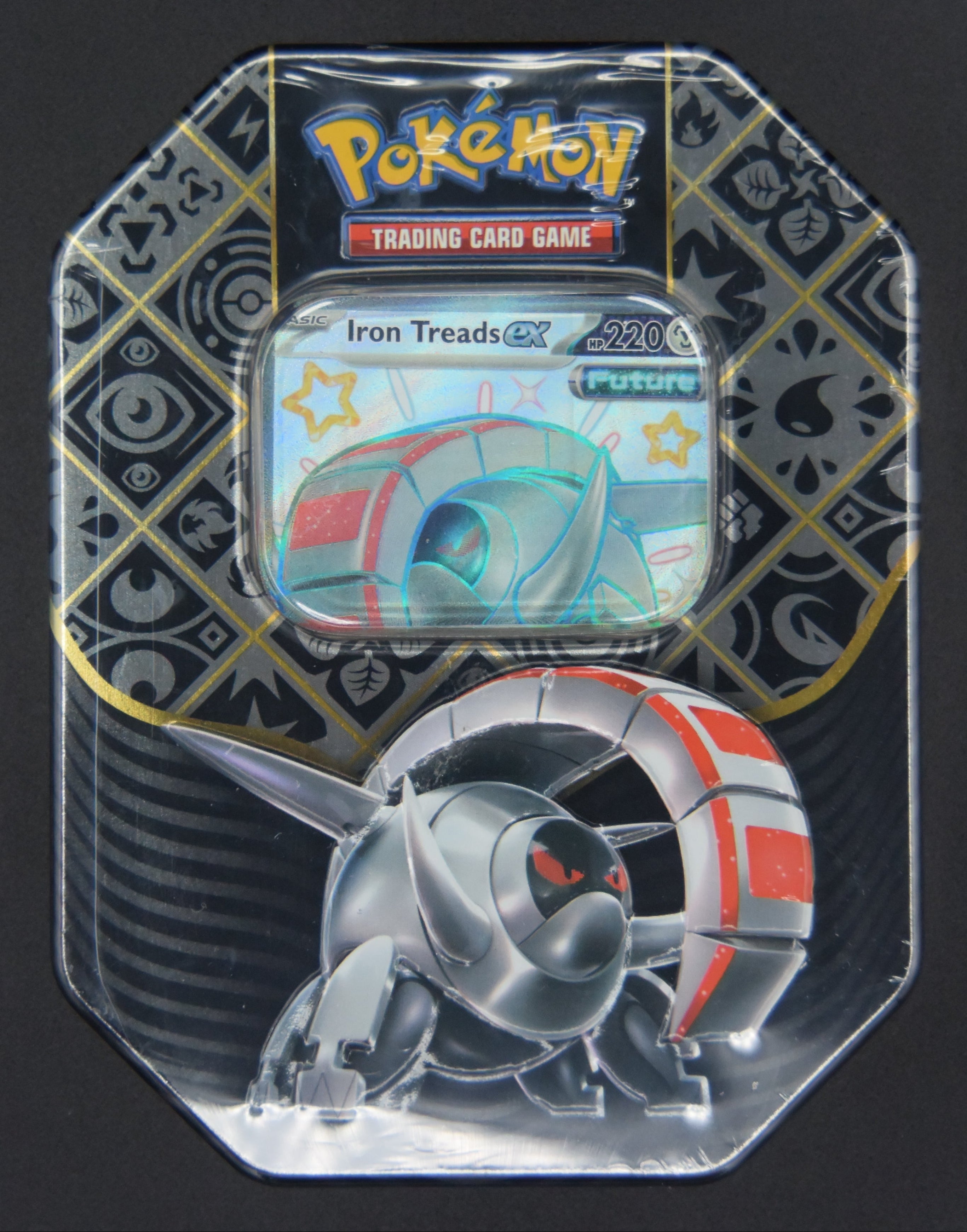 Pokemon TCG - Paldean Fates International Tin Iron Treads ex