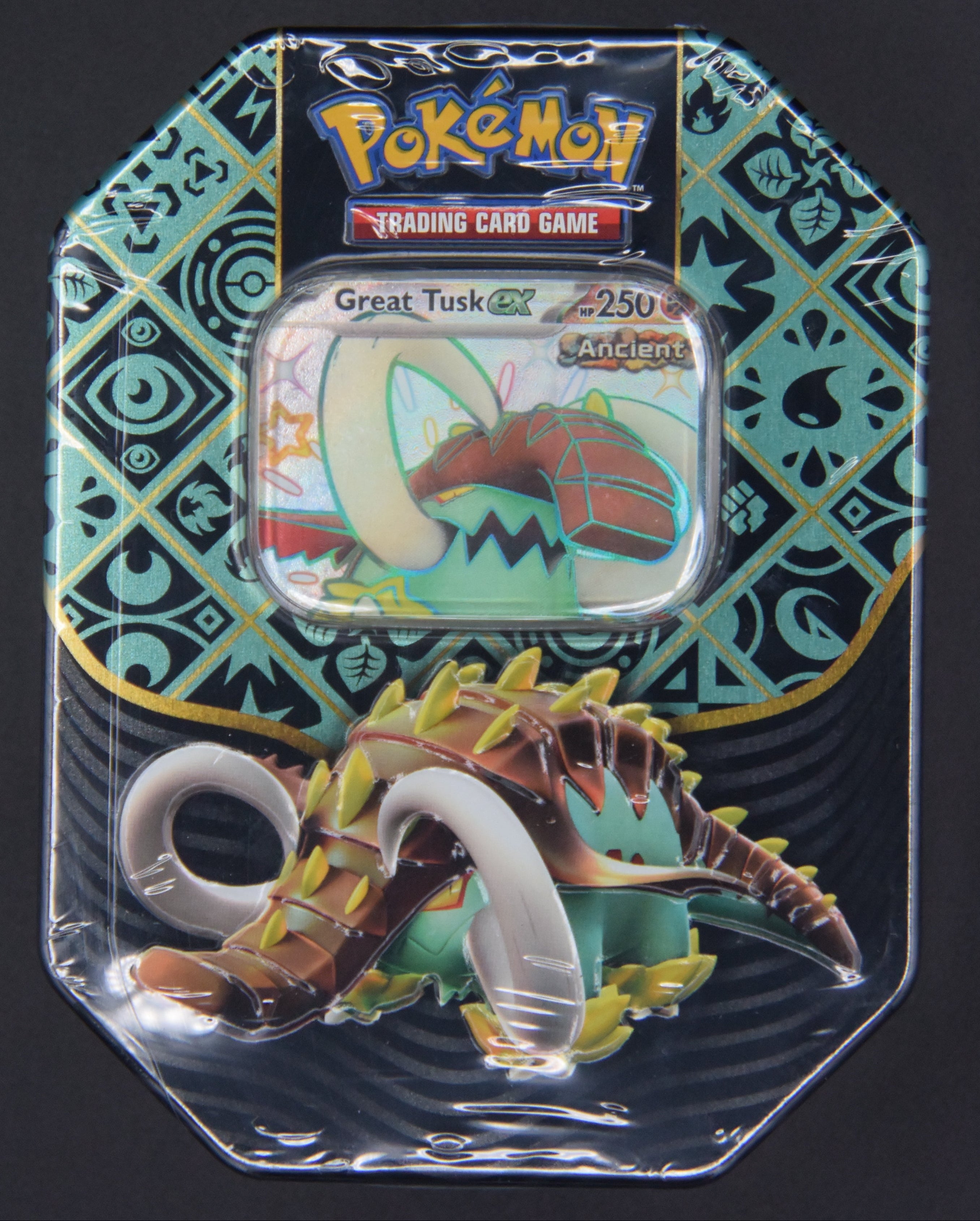 Pokemon TCG - Paldean Fates International Tin Great Tusk ex