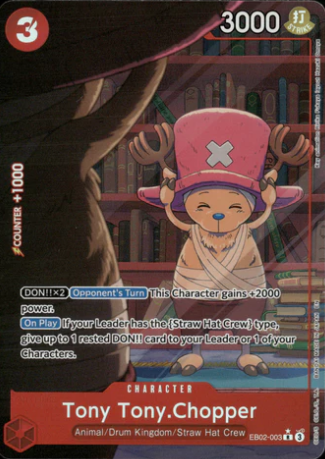 One Piece TCG - Tony Tony.Chopper (Alternate Art) - EB02 - EB02-003