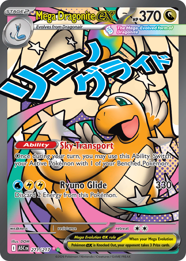 Mega Dragonite ex - 271/217 - ME2PT5: Ascended Heroes (ASC) - English