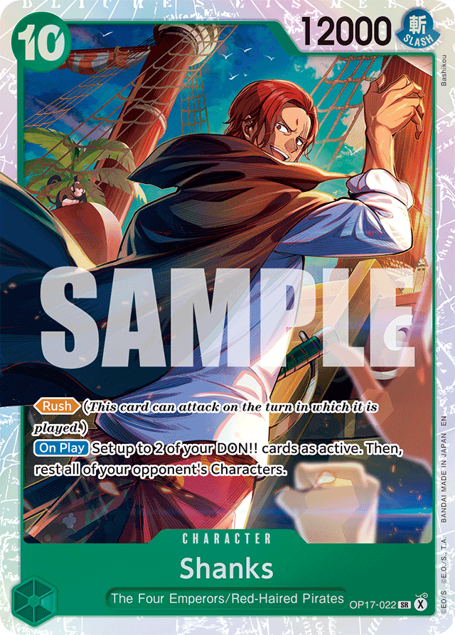 Shanks - The World's Strongest Warriors (OP17-022)