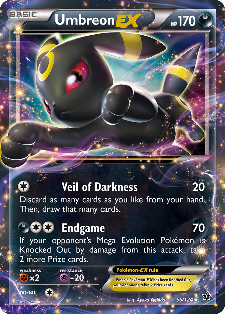 Umbreon-EX - 55/124 - XY10: Fates Collide (FCO) - English