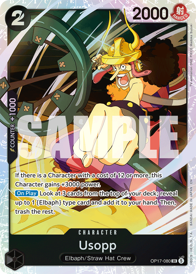 Usopp - The World's Strongest Warriors (OP17-080)