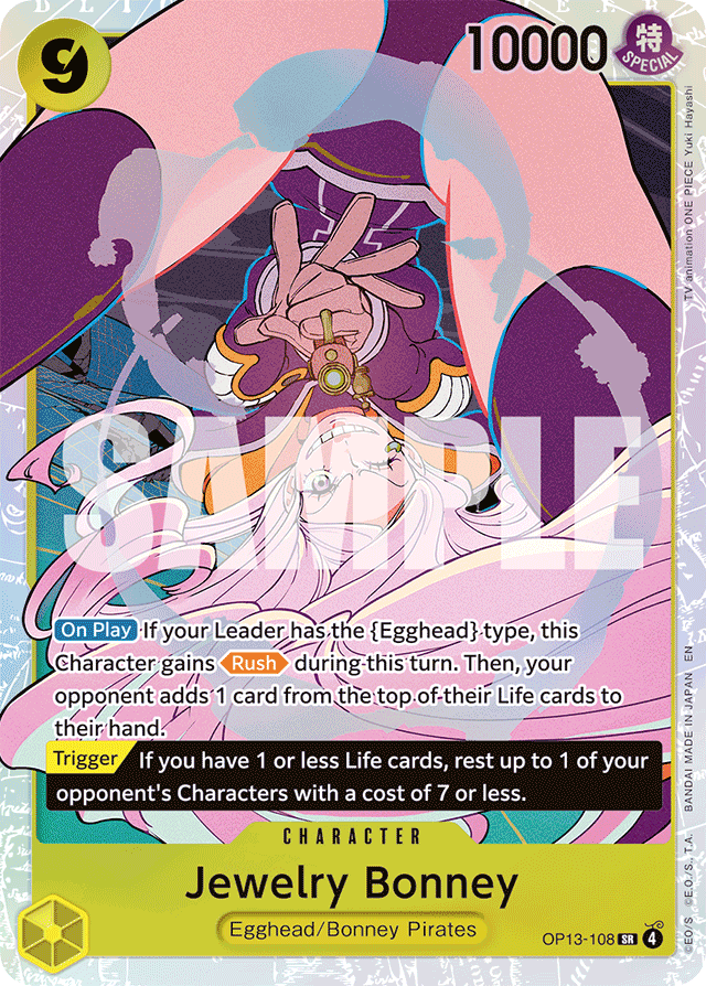 Jewelry Bonney - Carrying On His Will (OP13-108)