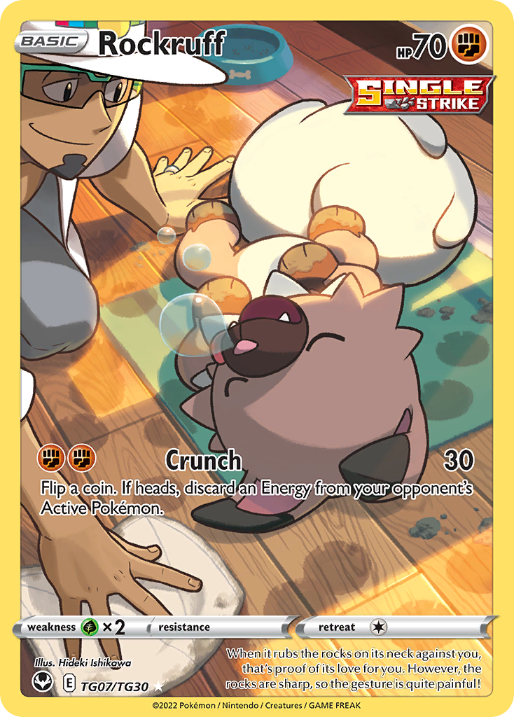 Rockruff - TG07/TG30 - SWSH12TG: Silver Tempest Trainer Gallery (SIT) - English