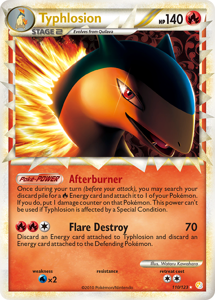 Typhlosion - 110/123 - HGSS1: HeartGold & SoulSilver (HS) - English