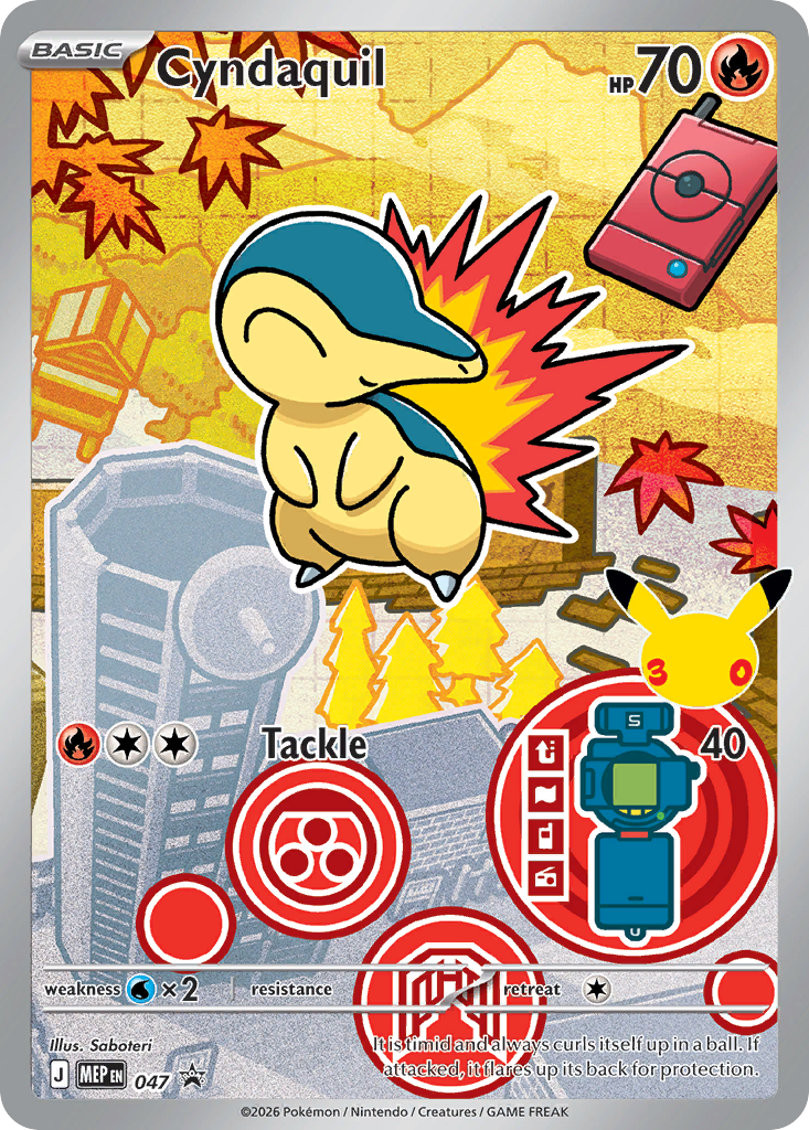 Cyndaquil - 047 - MEP: Mega Evolution Black Star Promos (MEP) - English