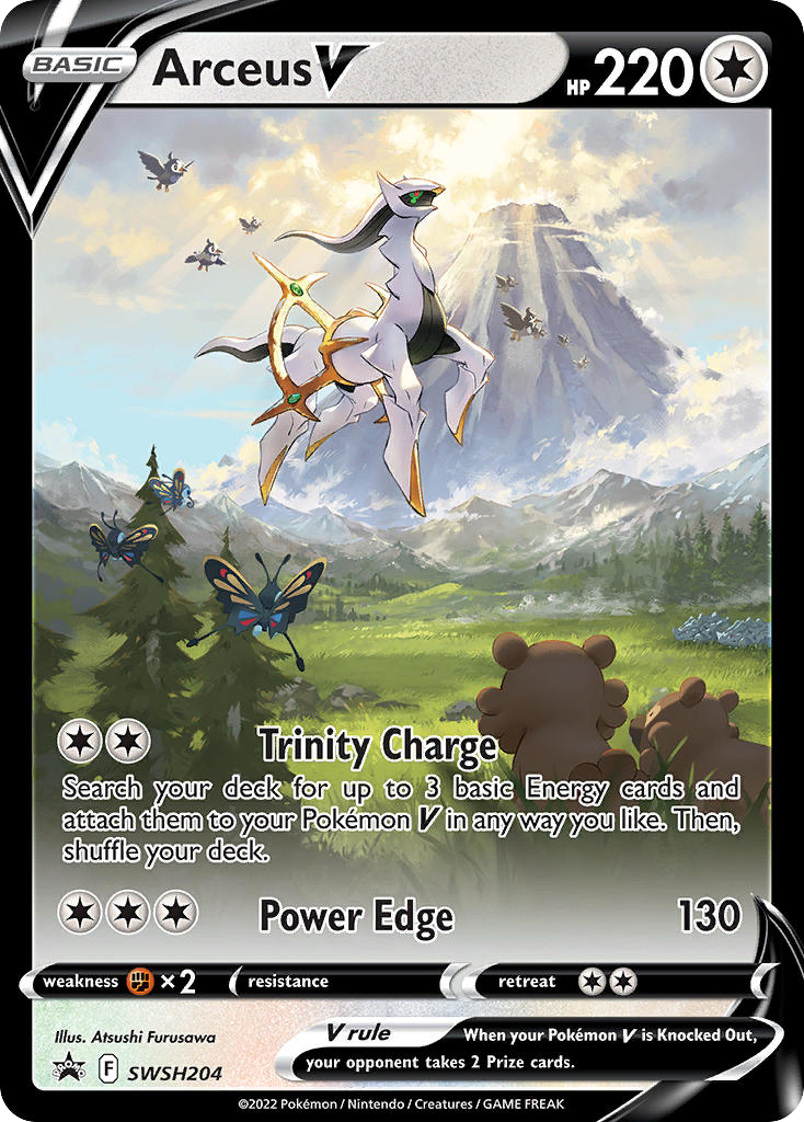 Arceus V - SWSH204/307 - SWSHP: SWSH Black Star Promos (PR-SW) - English