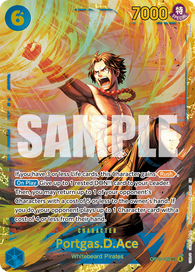Portgas.D.Ace - Carrying On His Will (OP13-119)
