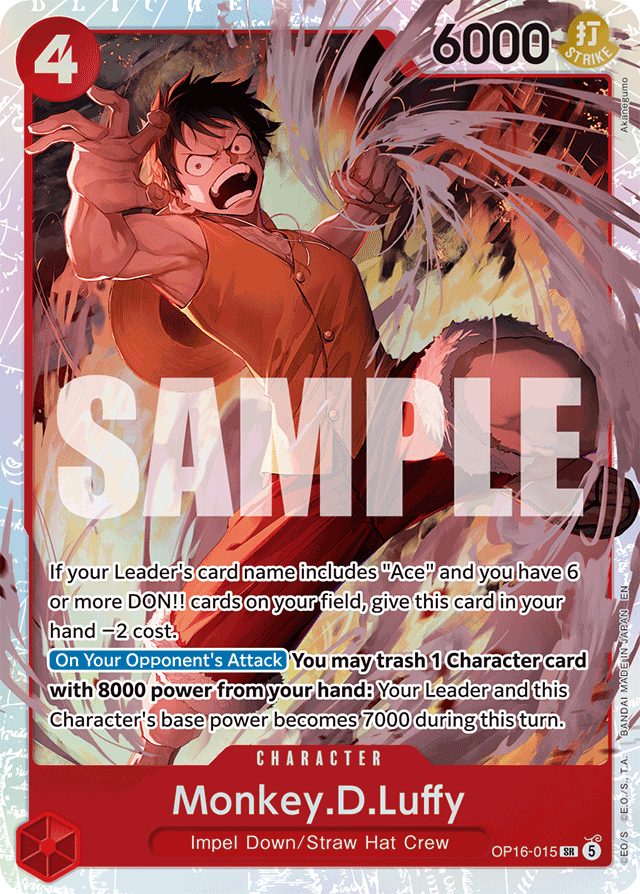 Monkey.D.Luffy - The Time Of Battle (OP16-015)