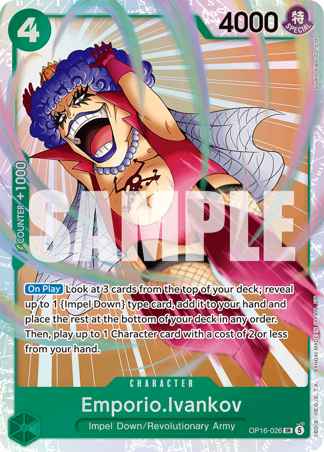 Emporio.Ivankov - The Time Of Battle (OP16-026)
