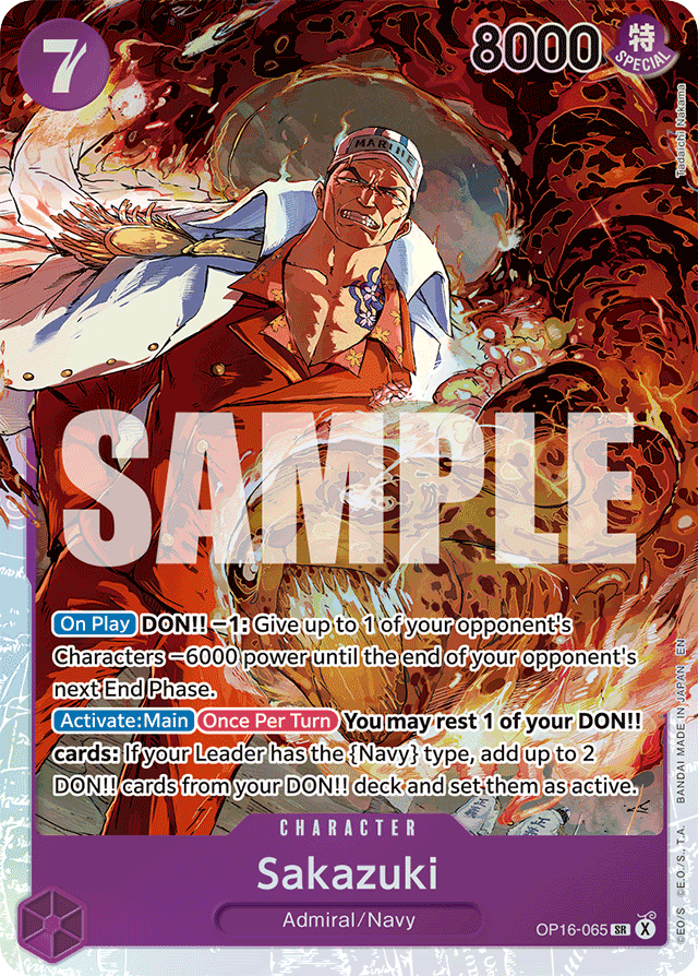 Sakazuki - The Time Of Battle (OP16-065)