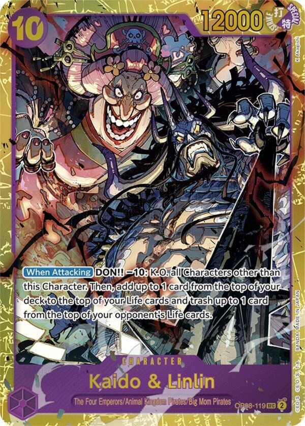 One Piece TCG - Kaido & Linlin - OP08-119 SEC