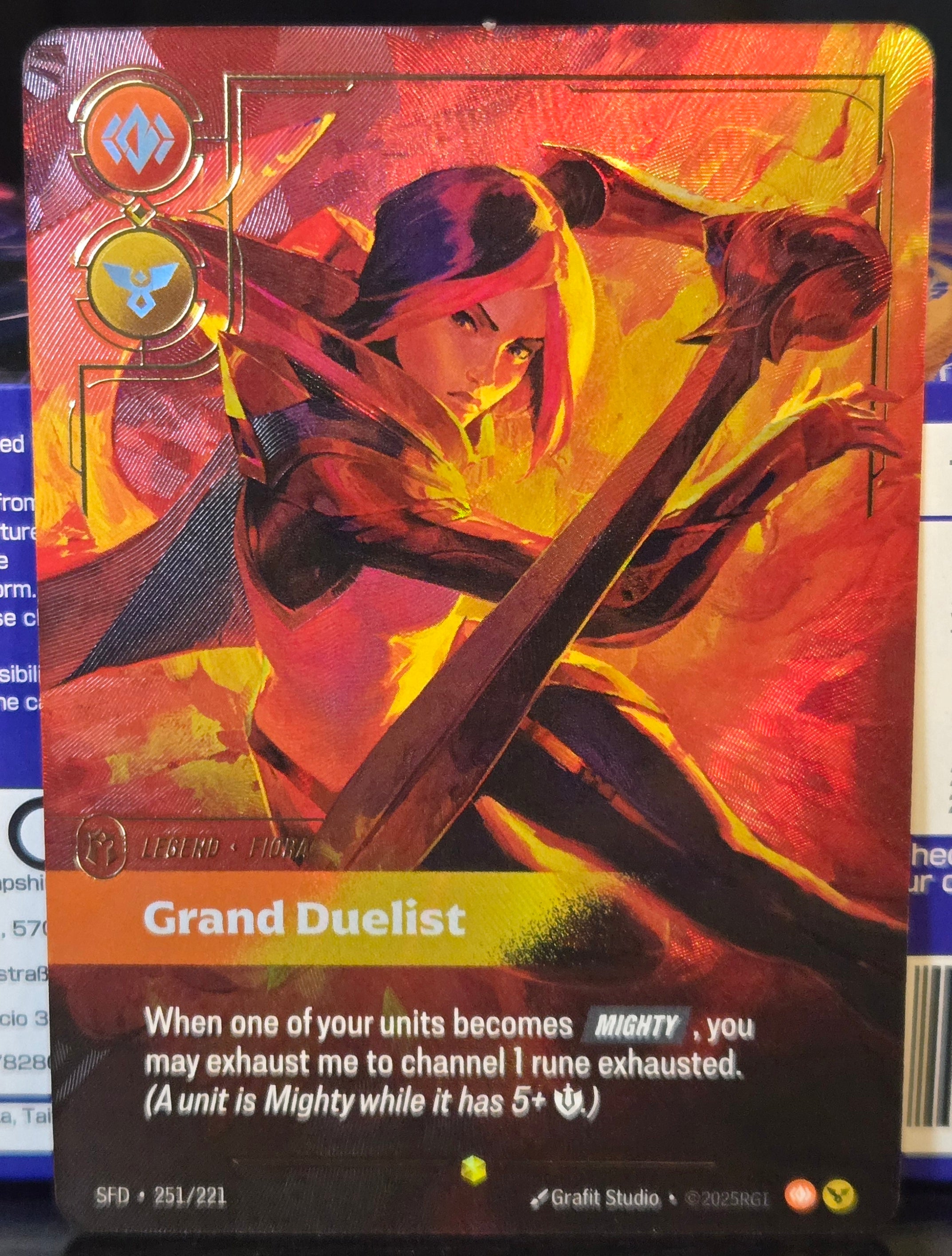 Fiora - Grand Duelist (Overnumbered) - SFD - 251/221