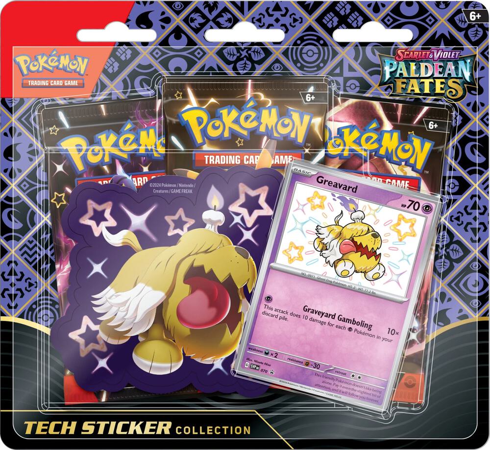 Pokemon TCG - Paldean Fates Tech Sticker Collection : Greavard