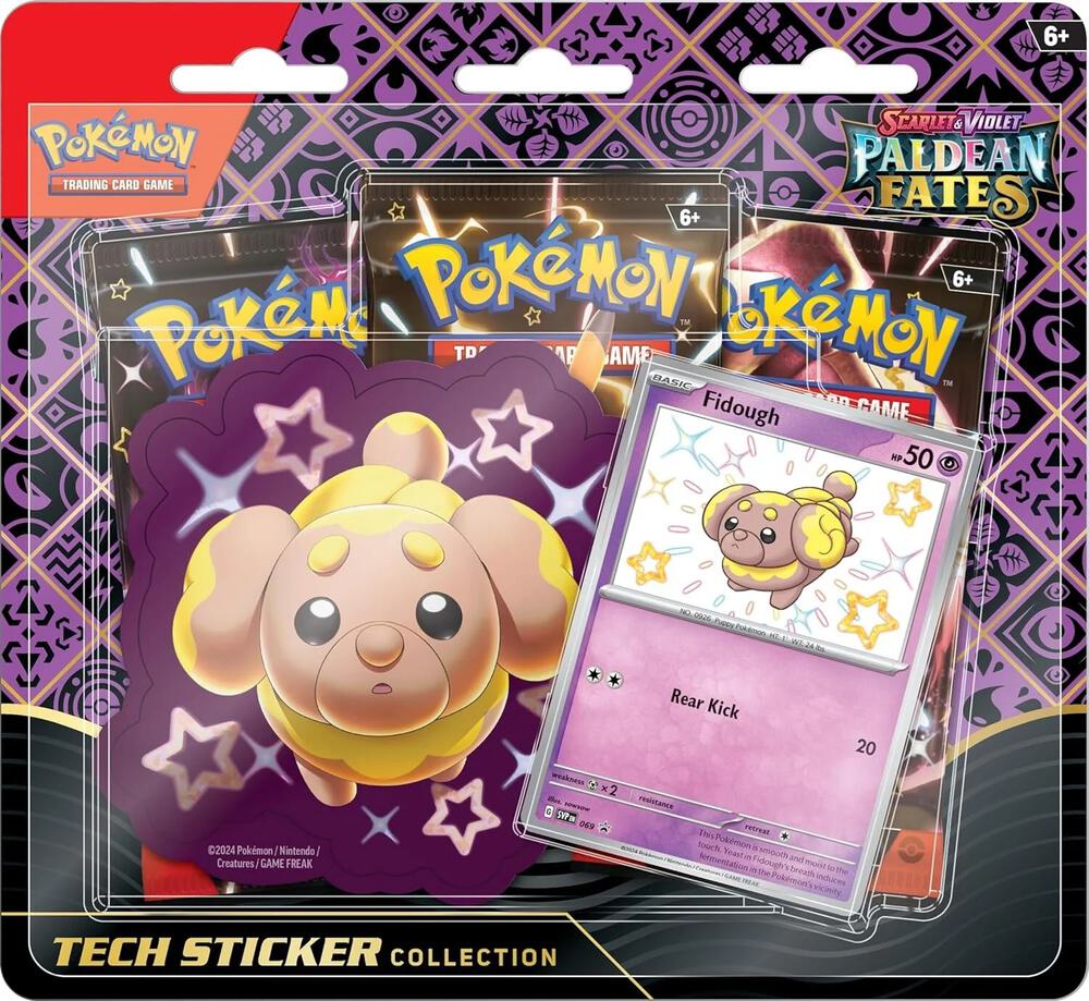 Pokemon TCG - Paldean Fates Tech Sticker Collection : Fidough