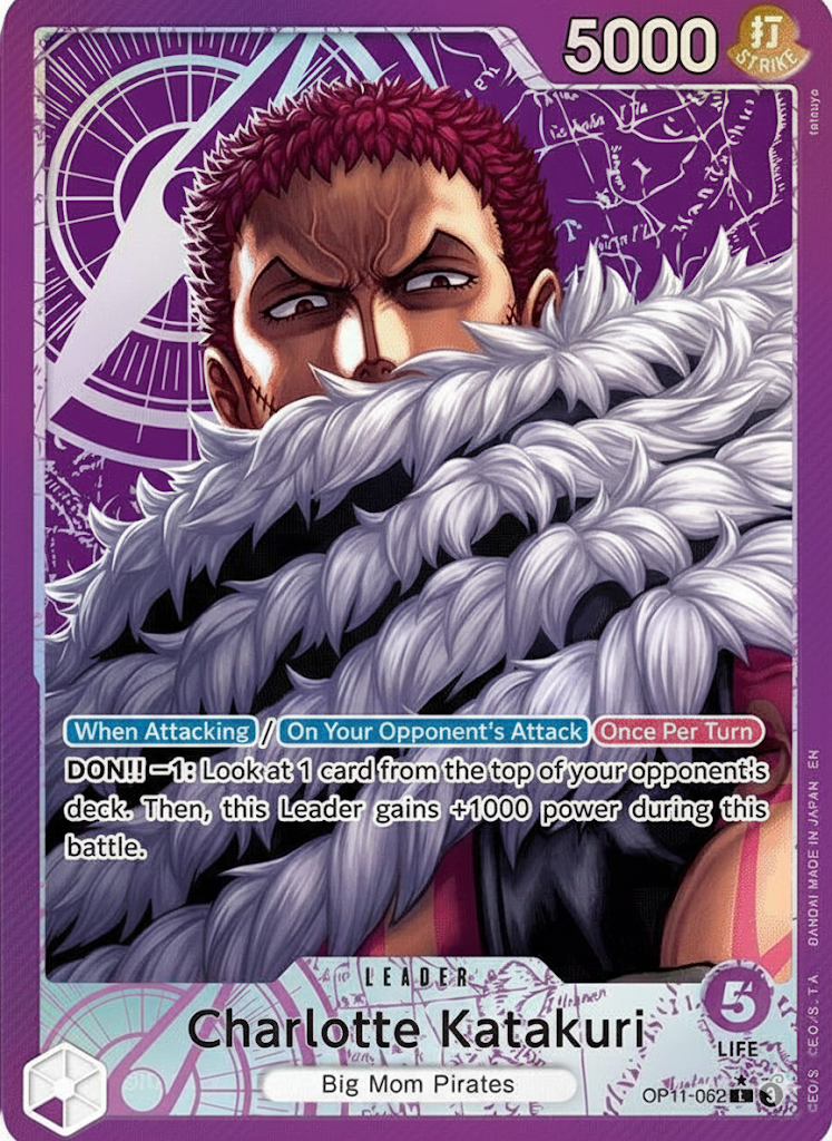 One Piece TCG - Charlotte Katakuri Alt Leader - OP11-062 L*