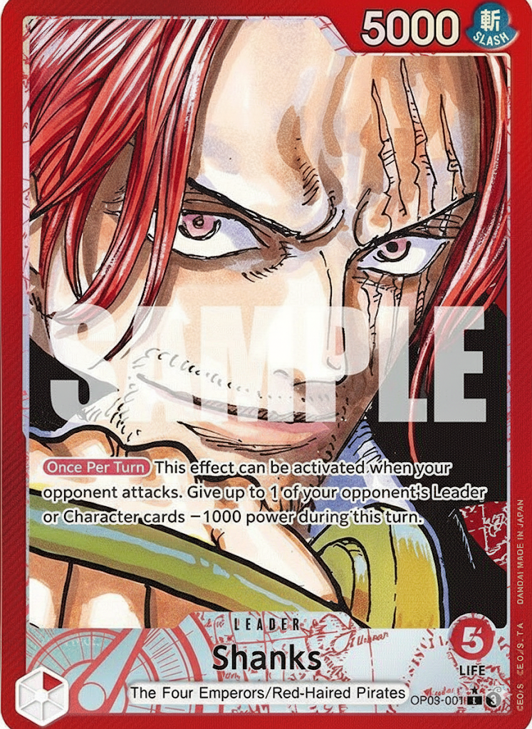 One Piece TCG - Shanks Alt Leader - OP09-001 L*