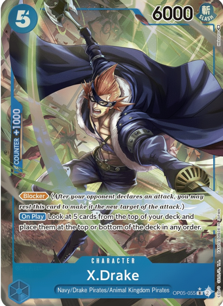 One Piece TCG - X.Drake Alt Art - OP05-055 R*